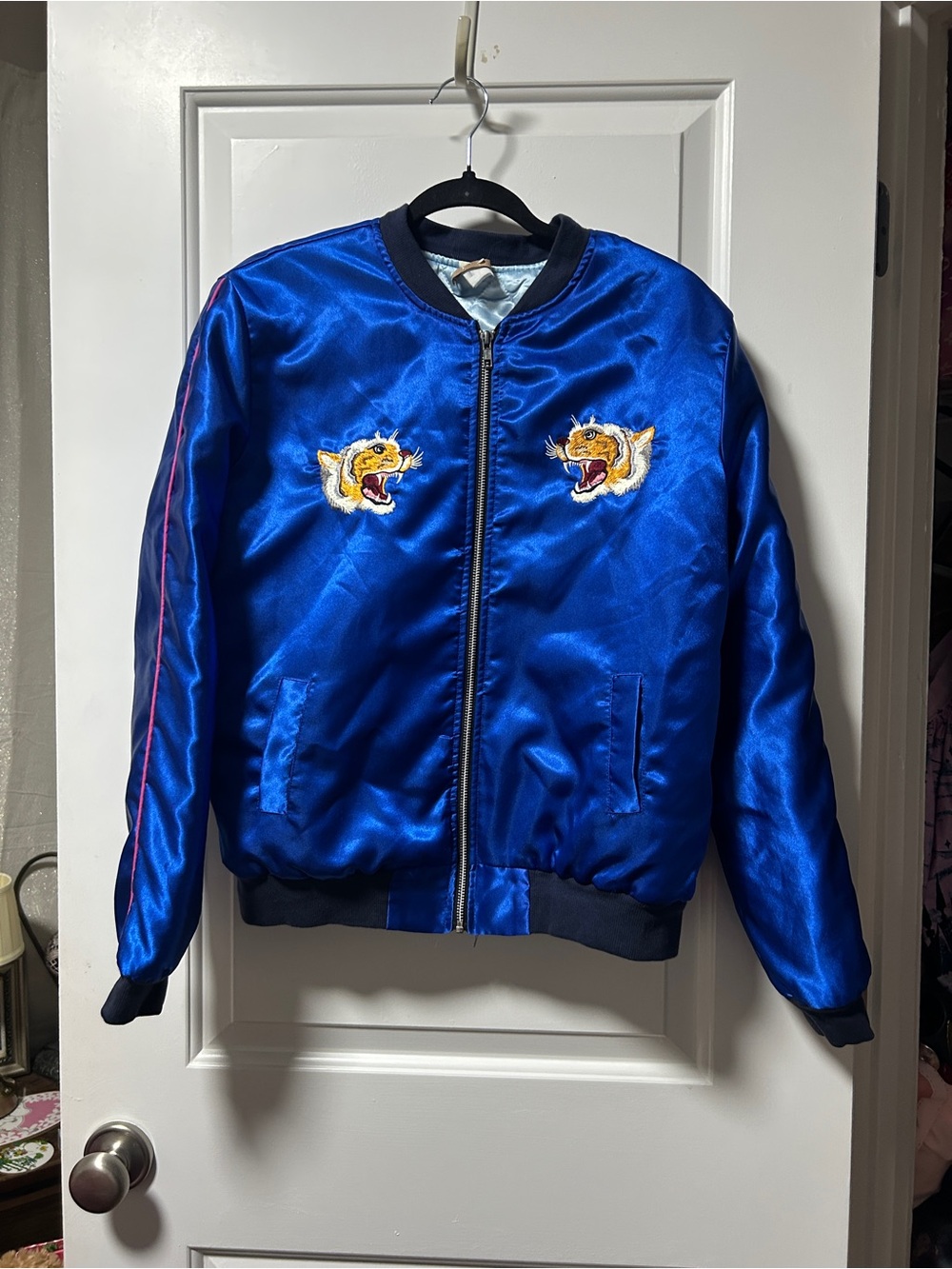 Katy Perry “ROAR” Tour Exclusive Satin Bomber Jacket with Tiger Embroideries
